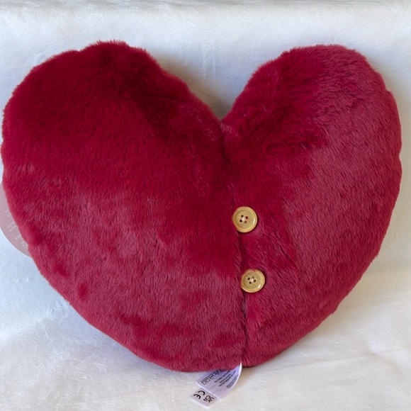 Snuggle Buddy Heat & Hug Super Soft Australia Dark Red Heart Pillow - Picture 9 of 16